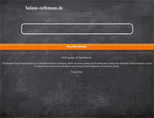 Tablet Screenshot of helene-ruthmann.de